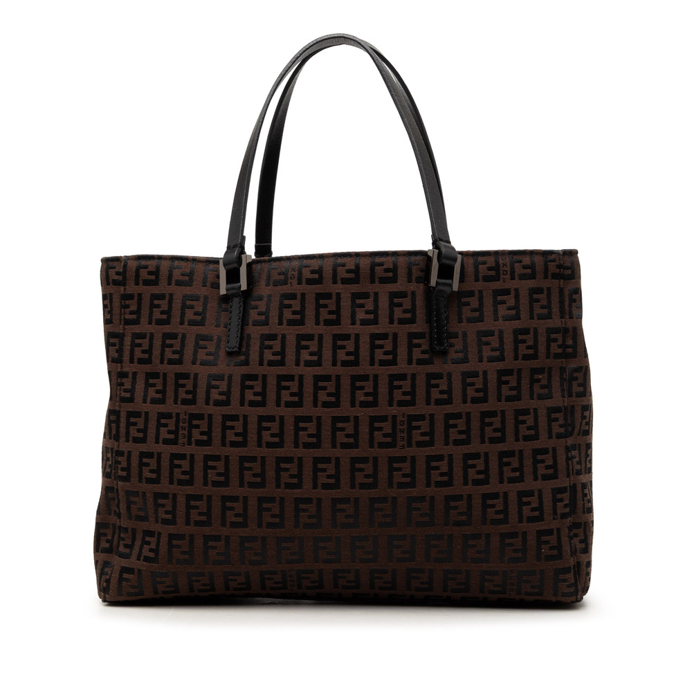 Pre-Loved Fendi Zucchino Canvas Tote